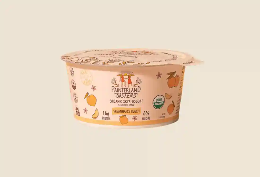 Organic Peach Skyr Yogurt