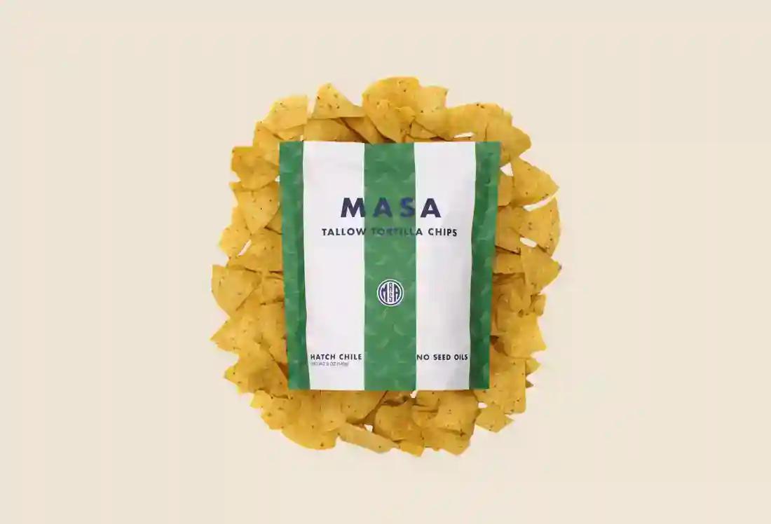 Tallow Tortilla Chips, Hatch Chile