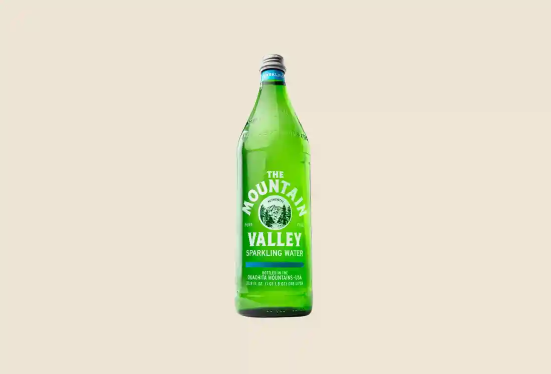 Sparkling Spring Water in Glass
