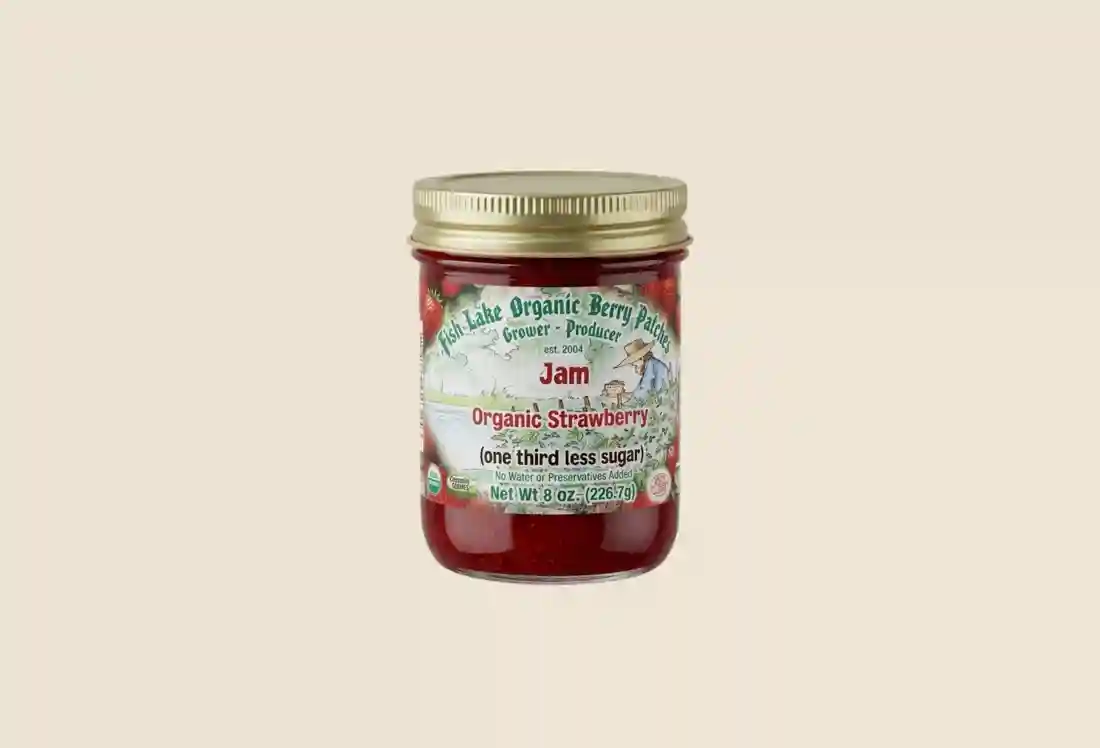 Organic Local Strawberry Jam