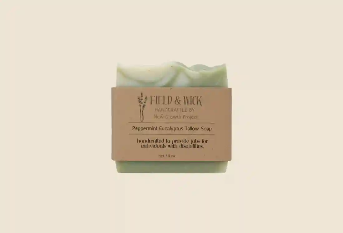 Local Tallow Soap - Peppermint Eucalyptus