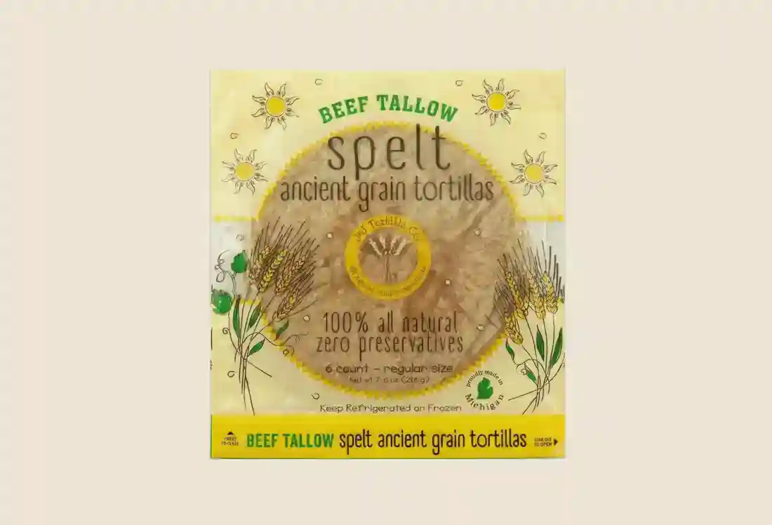 Spelt Tallow Tortillas - Regular